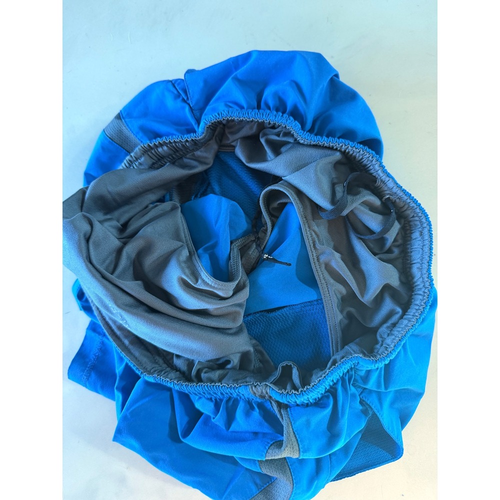 Nike Dri-FIT Mens Running Shorts Blue Grey Mesh Athletic Gym Workout Large - Picture 4 of 11